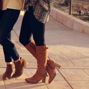 Fabianelli Italian leather boots (wide calf)